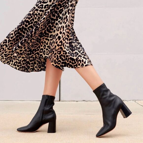 Loeffler Randall Elise Leather Ankle Boots size 6 - Picture 2 of 11